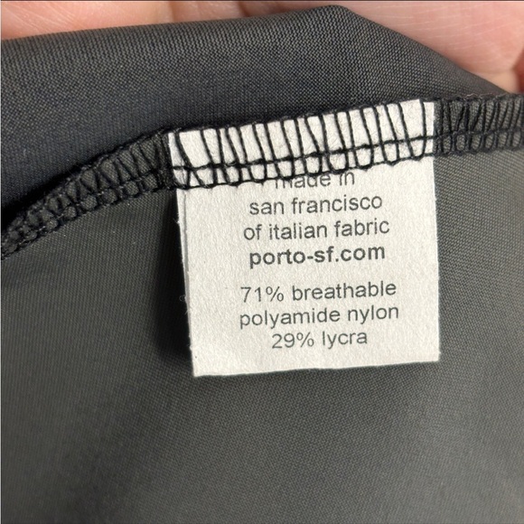 Porto San Francisco Mini Tunic Dress Gray Black 0 / XS Lagenlook - Picture 4 of 7